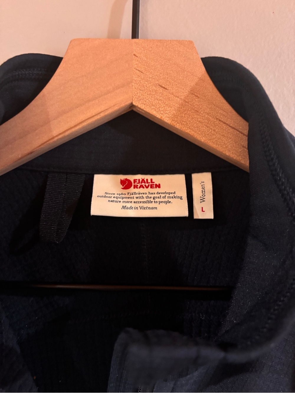 FjallRaven Abisko Lite Fleece Jacket W Large in Dark Navy - FjallRaven Jacket L - Picture 6 of 16